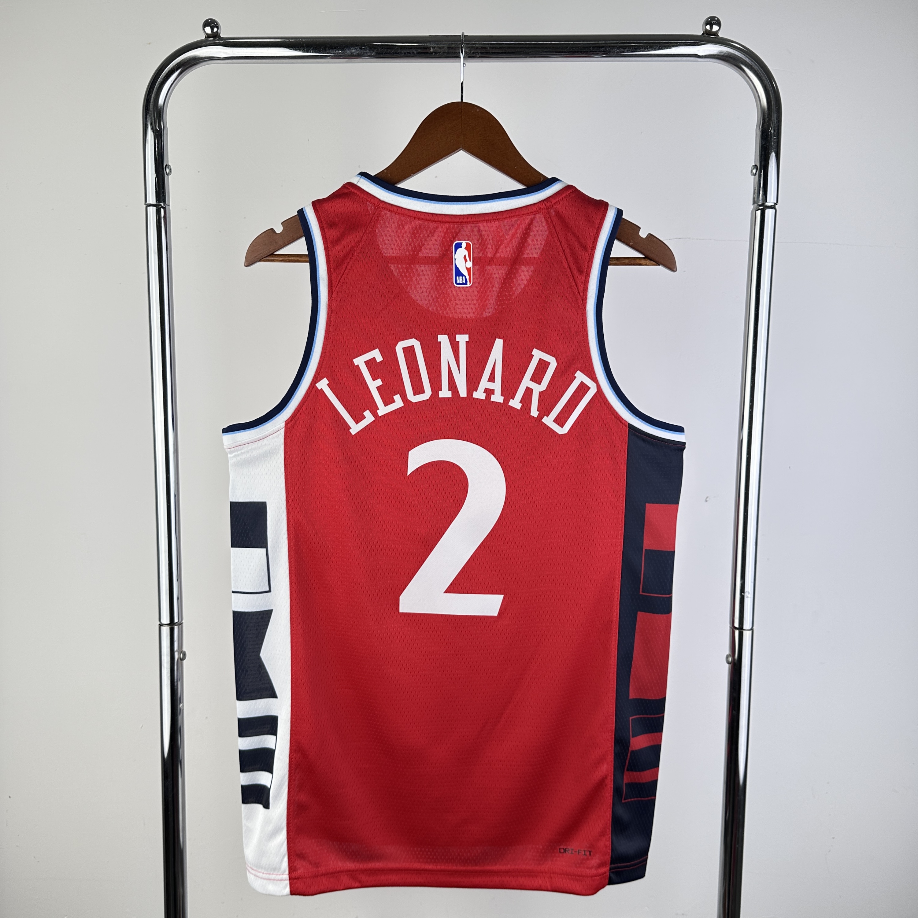 Men Los Angeles Clippers #2 Leonard Red Season 2024 NBA Jersey->->NBA Jersey